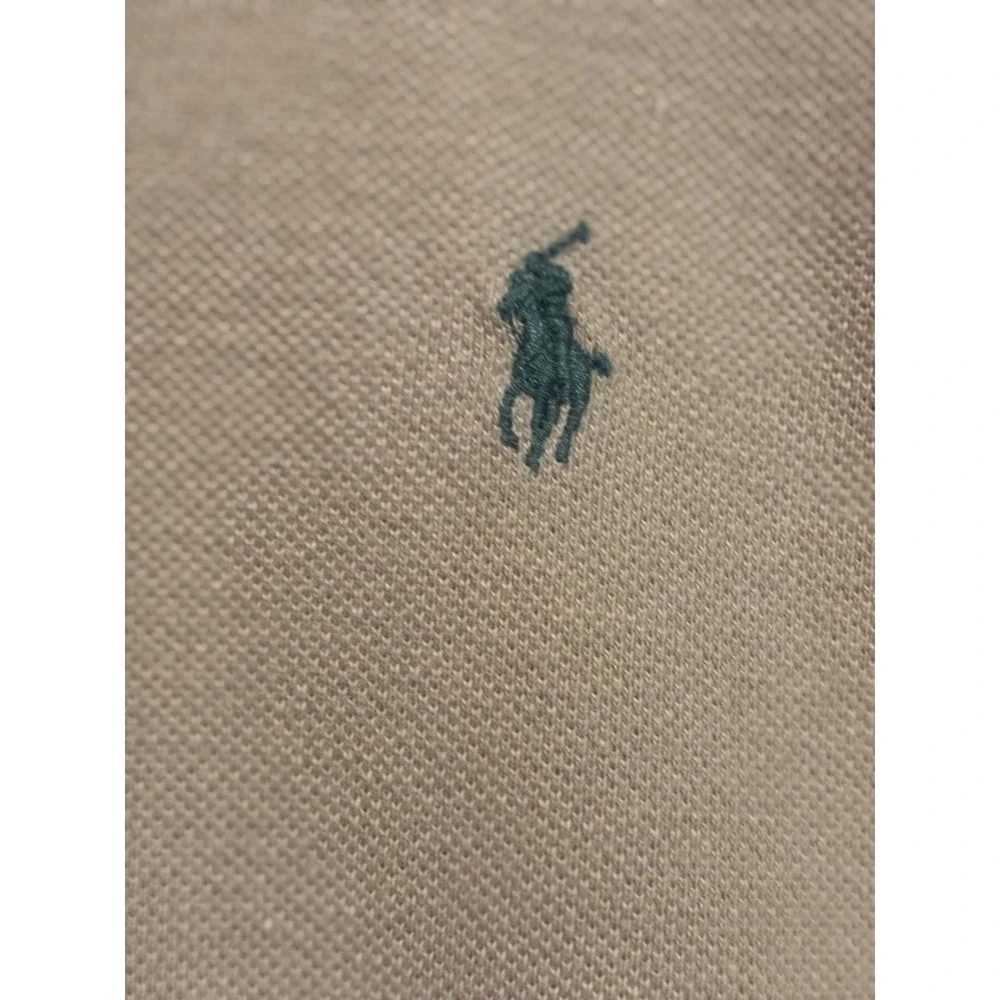 Vintage Polo Ralph Lauren Mens‎ XXL Classic Tan Polo Shirt Short Sleeve Khaki